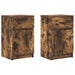 Noptiere, 2 buc., stejar afumat, 39x35x65 cm, lemn prelucrat - WALTI WALTI