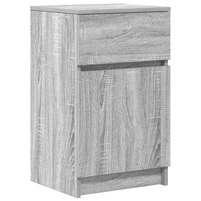 Noptiere, 2 buc., gri sonoma, 39x35x65 cm, lemn compozit - WALTI WALTI