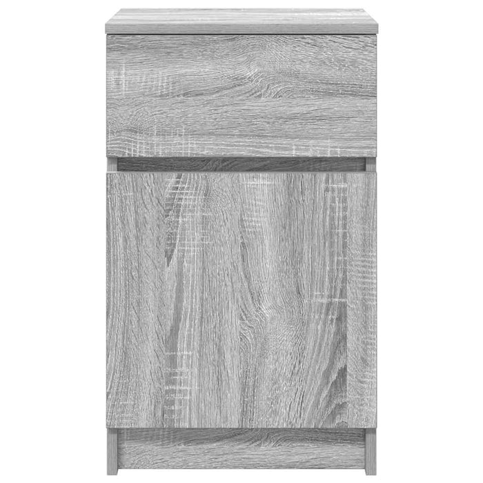 Noptiere, 2 buc., gri sonoma, 39x35x65 cm, lemn compozit - WALTI WALTI