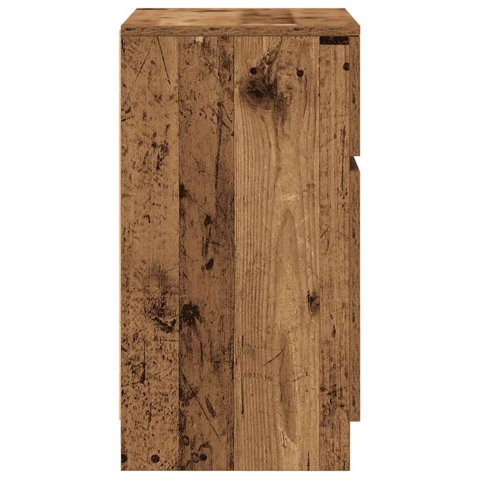 Noptiera din lemn vechi 39x35x65 cm lemn prelucrat - WALTI WALTI