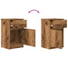 Noptiera din lemn vechi 39x35x65 cm lemn prelucrat - WALTI WALTI