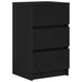 Noptiera cu 3 sertare Negru 39x35x65 cm - WALTI WALTI