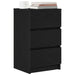 Noptiera cu 3 sertare Negru 39x35x65 cm - WALTI WALTI