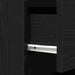 Noptiere cu 3 sertare 2 buc Negru 39x35x65 cm - WALTI WALTI