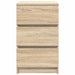 Noptiere cu 3 sertare 2 buc Stejar Sonoma 39x35x65 cm - WALTI WALTI