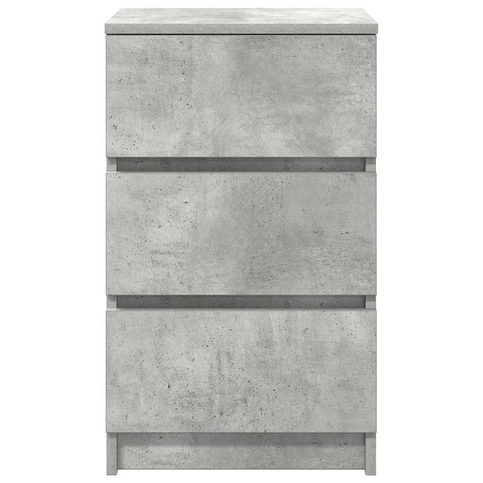 Noptiera cu 3 sertare gri beton 39x35x65 cm - WALTI WALTI