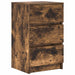 Noptiera cu 3 sertare stejar afumat 39x35x65 cm - WALTI WALTI