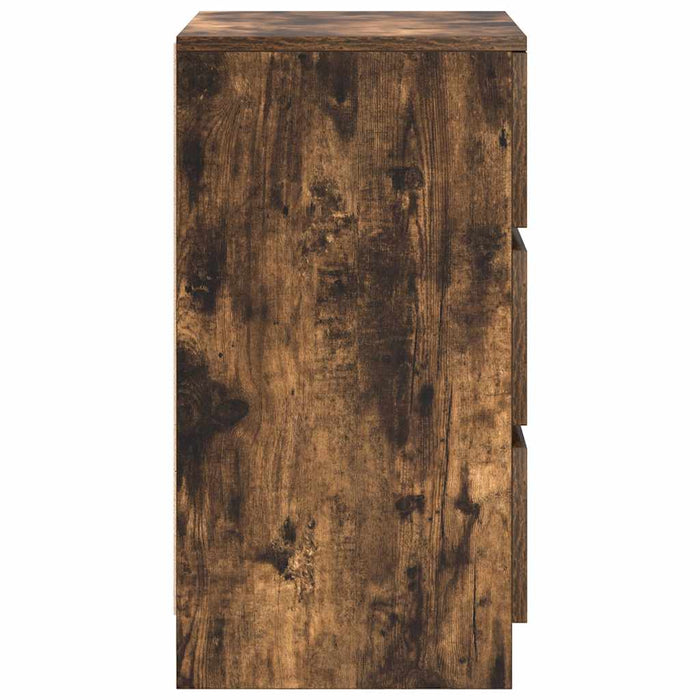Noptiera cu 3 sertare stejar afumat 39x35x65 cm - WALTI WALTI