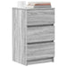 Noptiere cu 3 sertare 2 buc Gri Sonoma 39x35x65 cm - WALTI WALTI