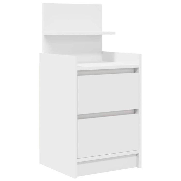Noptiera cu 2 sertare alb 38x34x80 cm - WALTI WALTI