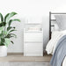 Noptiera cu 2 sertare alb 38x34x80 cm - WALTI WALTI
