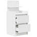 Noptiera cu 2 sertare alb 38x34x80 cm - WALTI WALTI