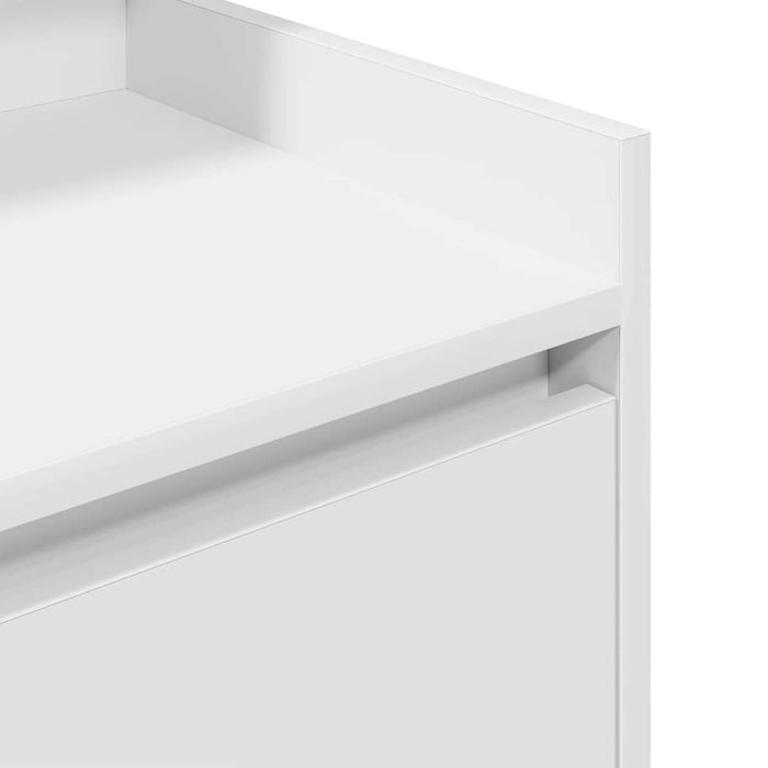 Noptiera cu 2 sertare alb 38x34x80 cm - WALTI WALTI