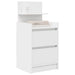 Noptiere cu 2 sertare 2 buc Alb 38x34x80 cm - WALTI WALTI
