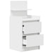 Noptiere cu 2 sertare 2 buc Alb 38x34x80 cm - WALTI WALTI