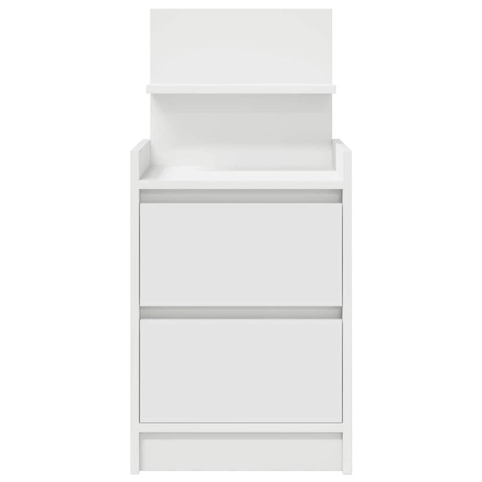 Noptiere cu 2 sertare 2 buc Alb 38x34x80 cm - WALTI WALTI