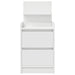 Noptiere cu 2 sertare 2 buc Alb 38x34x80 cm - WALTI WALTI