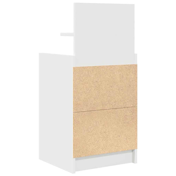 Noptiere cu 2 sertare 2 buc Alb 38x34x80 cm - WALTI WALTI