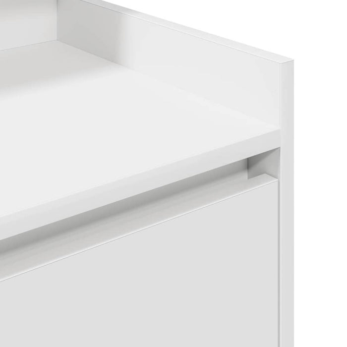 Noptiere cu 2 sertare 2 buc Alb 38x34x80 cm - WALTI WALTI