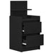 Noptiera cu 2 sertare Negru 38x34x80 cm - WALTI WALTI