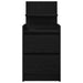Noptiere cu 2 sertare 2 buc Negru 38x34x80 cm - WALTI WALTI