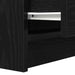 Noptiere cu 2 sertare 2 buc Negru 38x34x80 cm - WALTI WALTI