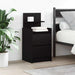 Noptiere cu 2 sertare 2 buc Negru 38x34x80 cm - WALTI WALTI