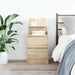 Noptiera cu 2 sertare Stejar Sonoma 38x34x80 cm - WALTI WALTI