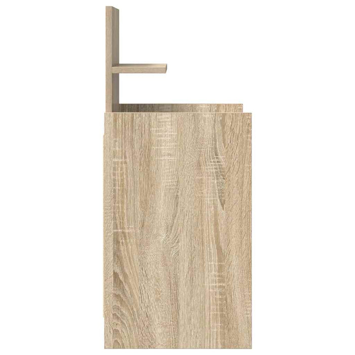 Noptiera cu 2 sertare Stejar Sonoma 38x34x80 cm - WALTI WALTI