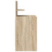 Noptiera cu 2 sertare Stejar Sonoma 38x34x80 cm - WALTI WALTI