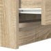 Noptiera cu 2 sertare Stejar Sonoma 38x34x80 cm - WALTI WALTI