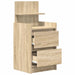 Noptiere cu 2 sertare 2 buc Stejar Sonoma 38x34x80 cm - WALTI WALTI