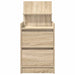 Noptiere cu 2 sertare 2 buc Stejar Sonoma 38x34x80 cm - WALTI WALTI