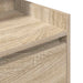 Noptiere cu 2 sertare 2 buc Stejar Sonoma 38x34x80 cm - WALTI WALTI