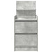 Noptiera cu 2 sertare gri beton 38x34x80 cm - WALTI WALTI