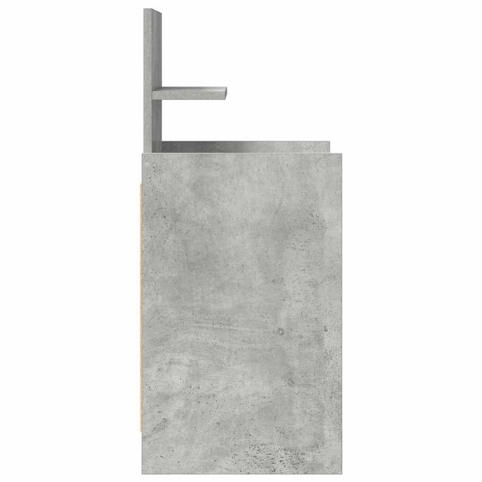 Noptiera cu 2 sertare gri beton 38x34x80 cm - WALTI WALTI