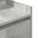 Noptiera cu 2 sertare gri beton 38x34x80 cm - WALTI WALTI