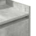 Noptiere cu 2 sertare 2 buc Beton Gri 38x34x80 cm - WALTI WALTI