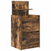 Noptiera cu 2 sertare stejar afumat 38x34x80 cm - WALTI WALTI