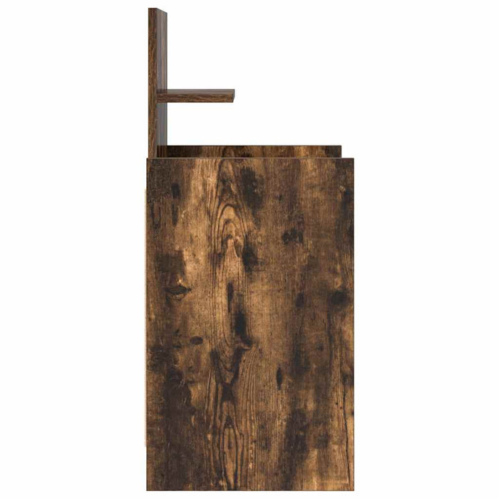 Noptiera cu 2 sertare stejar afumat 38x34x80 cm - WALTI WALTI