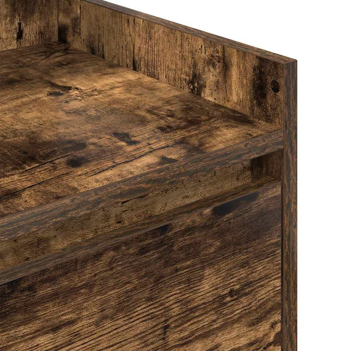 Noptiera cu 2 sertare stejar afumat 38x34x80 cm - WALTI WALTI