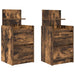 Noptiere cu 2 sertare 2 buc Stejar afumat 38x34x80 cm - WALTI WALTI