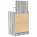 Noptiere cu 2 sertare 2 buc Gri Sonoma 38x34x80 cm - WALTI WALTI