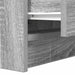 Noptiere cu 2 sertare 2 buc Gri Sonoma 38x34x80 cm - WALTI WALTI