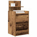 Noptiera cu 2 sertare din lemn vechi 38x34x80 cm - WALTI WALTI
