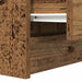Noptiera cu 2 sertare din lemn vechi 38x34x80 cm - WALTI WALTI