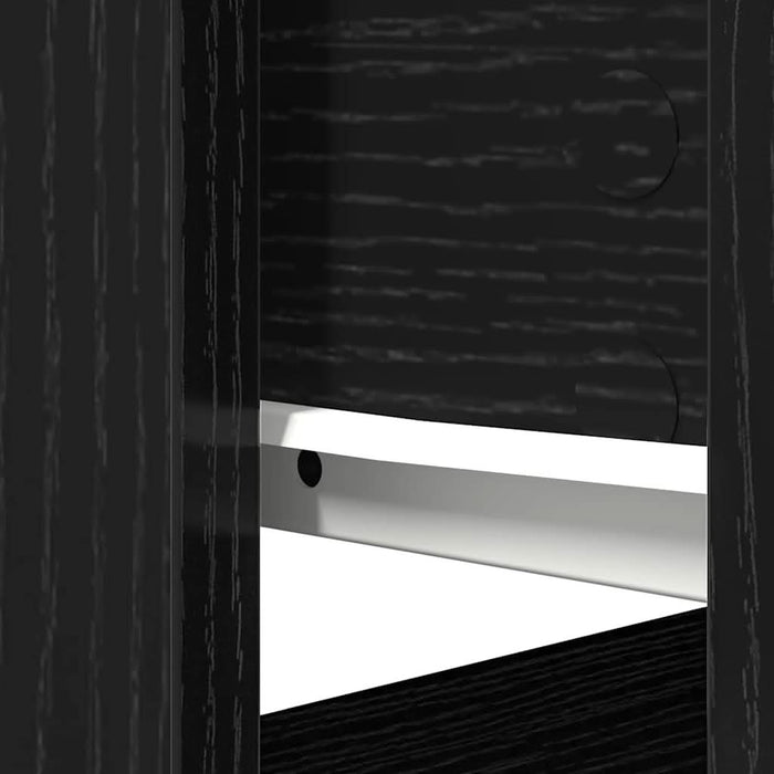 Consolă cu sertare Negru 85,5x38,5x74,5 cm - WALTI WALTI