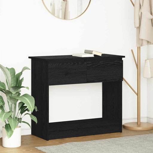 Consolă cu sertare Negru 85,5x38,5x74,5 cm - WALTI WALTI