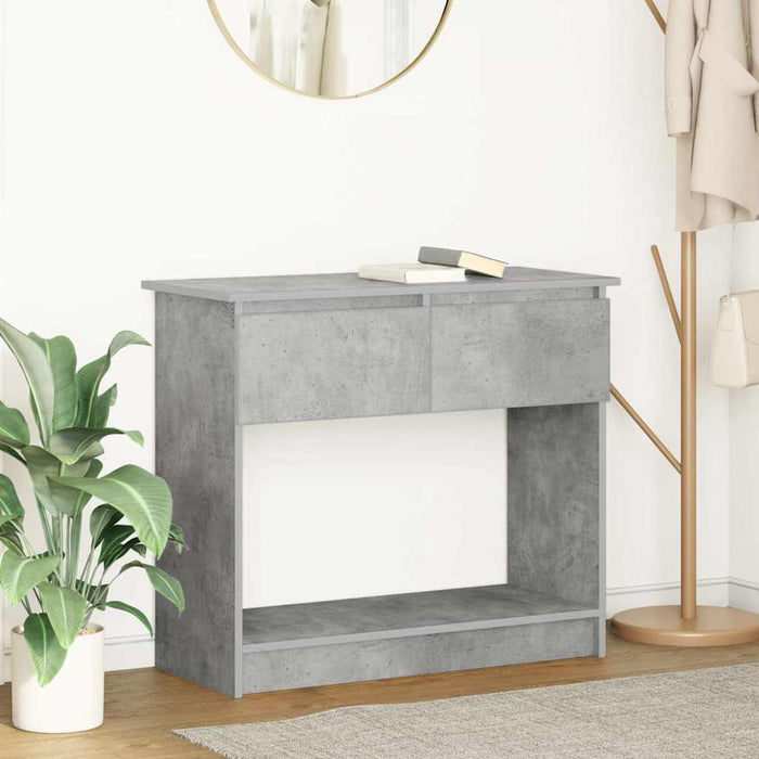 Consolă cu sertare Gri beton 85,5x38,5x74,5 cm - WALTI WALTI