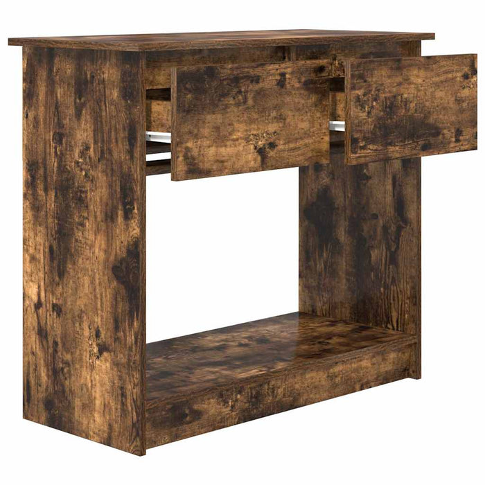 Consolă cu sertare Stejar afumat 85,5x38,5x74,5 cm - WALTI WALTI